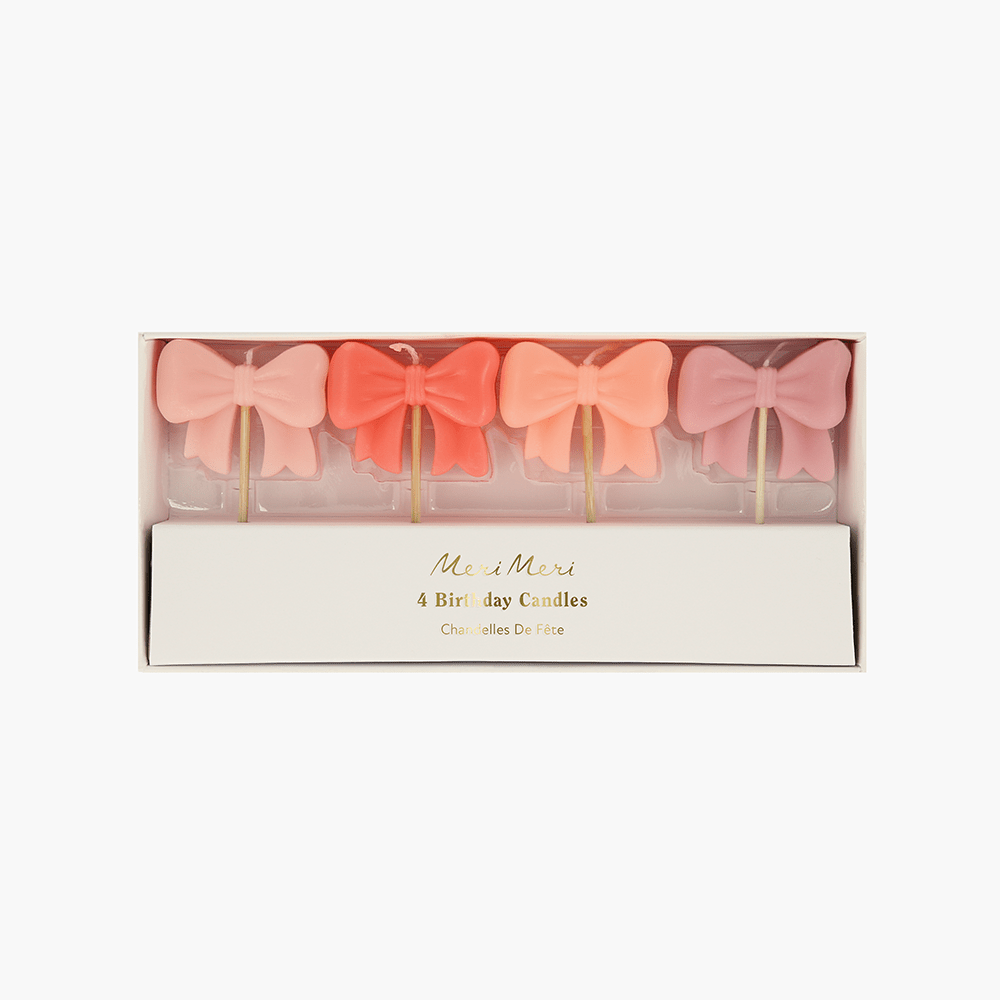 Pink Bow Candles, Shopsweetluluss