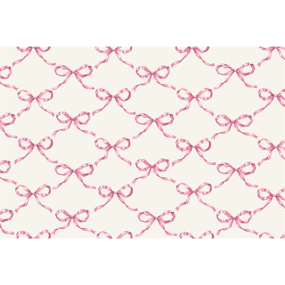 Pink Bow Lattice Placemat, Shopsweetluluss