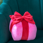 Gift Box Pillow, Pink - Small, Shopsweetluluss