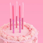 Pink Glitter Candles - 10pk, Shopsweetluluss
