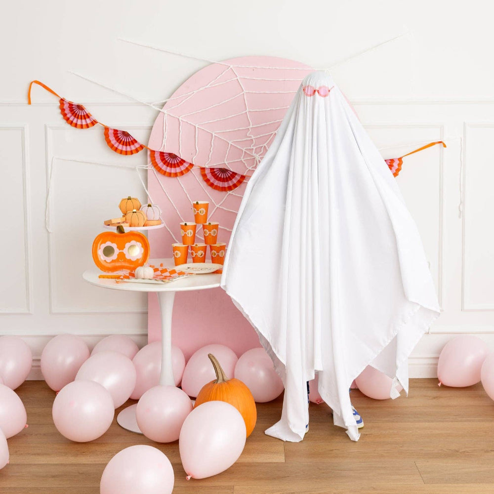 Pink & Orange Fan Bunting Banner, Shopsweetluluss