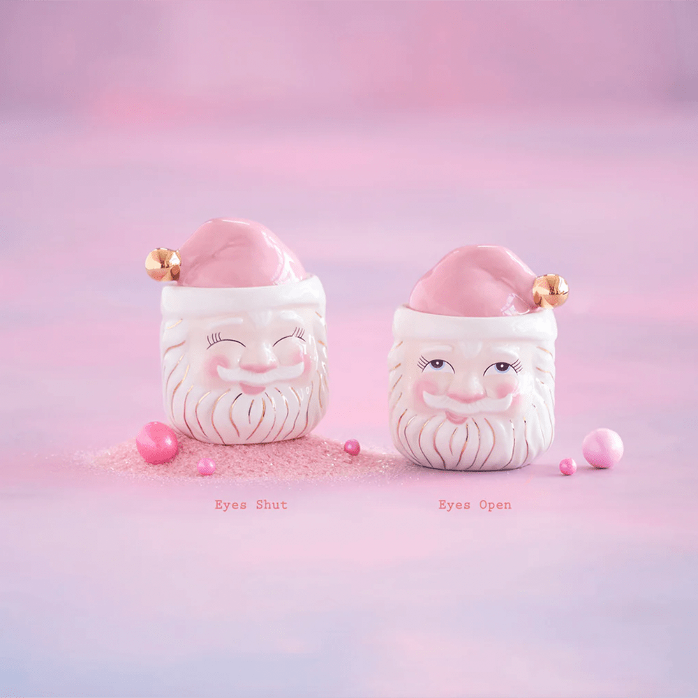 Pink Papa Noel Candy Jar, Cream - 2 Style Options, Shopsweetluluss