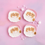 Pink Papa Noel Cookie Plate, Brown - 4 Style Options, Shopsweetluluss