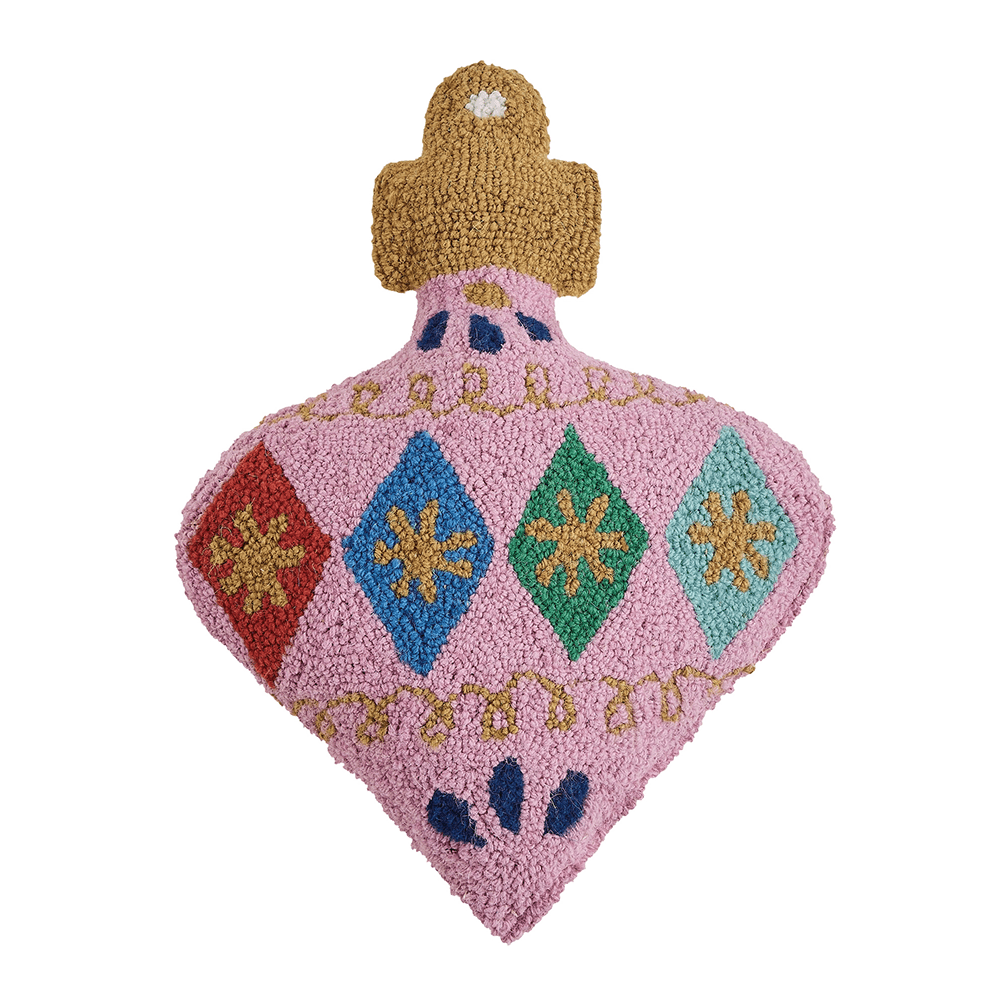 Pink Vintage Ornament Hook Pillow, Shopsweetluluss