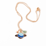 Planet Charm & Tassel Necklace, Shopsweetluluss