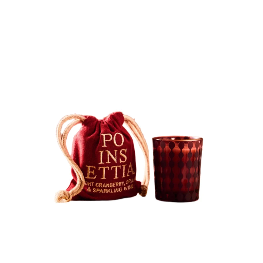Poinsettia Candle, Shopsweetluluss
