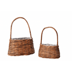 Polished Woven Basket - 2 Size Options, Shopsweetluluss