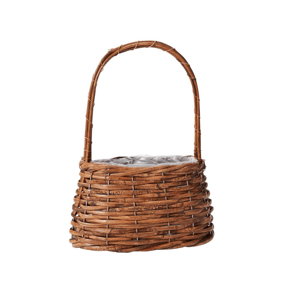 Polished Woven Basket - 2 Size Options, Shopsweetluluss