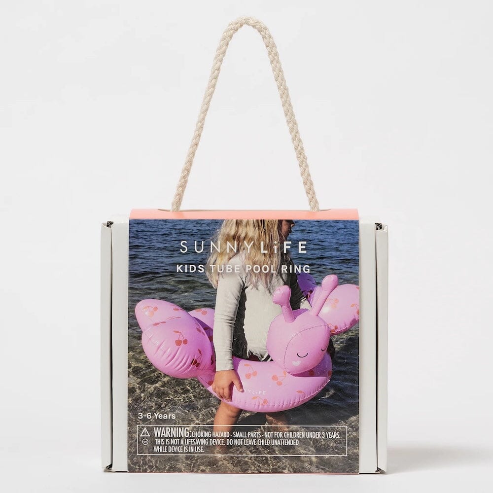 SunnyLife Kids Tube Pool Ring - Cotton Candy Cherry, Shopsweetluluss