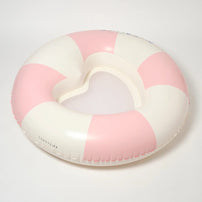 Luxe Pool Ring - Stole My Heart Pink Stripe, Shopsweetluluss