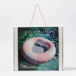 Luxe Pool Ring - Stole My Heart Pink Stripe, Shopsweetluluss