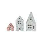 Berry & Tree Pattern Paper Mache House Set, Shopsweetluluss
