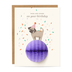 "Pugs and Kisses" Birthday Card - Shopsweetluluss