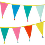 Rainbow Fabric Bunting, 10ft, Shopsweetluluss
