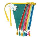 Rainbow Fabric Bunting, 10ft, Shopsweetluluss