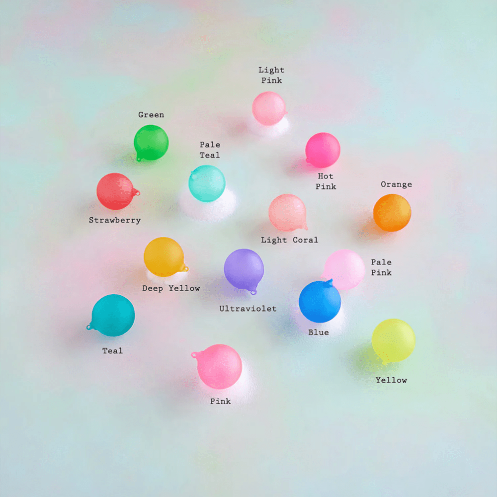Rainbow Frosted Ball Ornament - 14 Color Options, Shopsweetluluss
