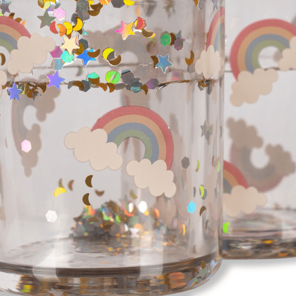 Rainbow Glitter Cup Set, Shopsweetluluss