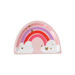 Rainbow Heart Plates, Shopsweetluluss