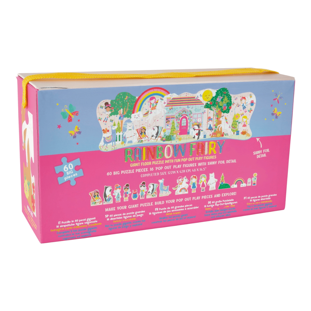 60pc Giant Floor Puzzle with Pop Out Pieces - Rainbow Fairy - Shopsweetluluss