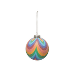 Rainbow Glitter Glass Ball Ornament - Shopsweetluluss