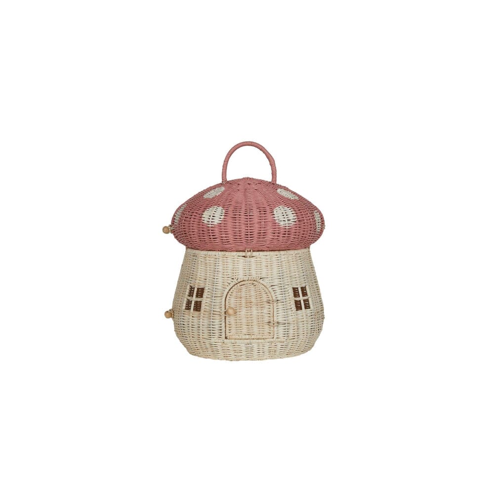 Rattan Mushroom Doll House - Musk, Shopsweetluluss