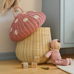 Rattan Mushroom Storage Basket - Musk, Shopsweetluluss