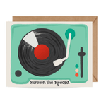 Record Player Hidden Message Card - Shopsweetluluss