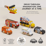 Emergency Helicopter & Rescue Cars - Set of 7, Shopsweetluluss