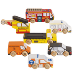 Emergency Helicopter & Rescue Cars - Set of 7, Shopsweetluluss