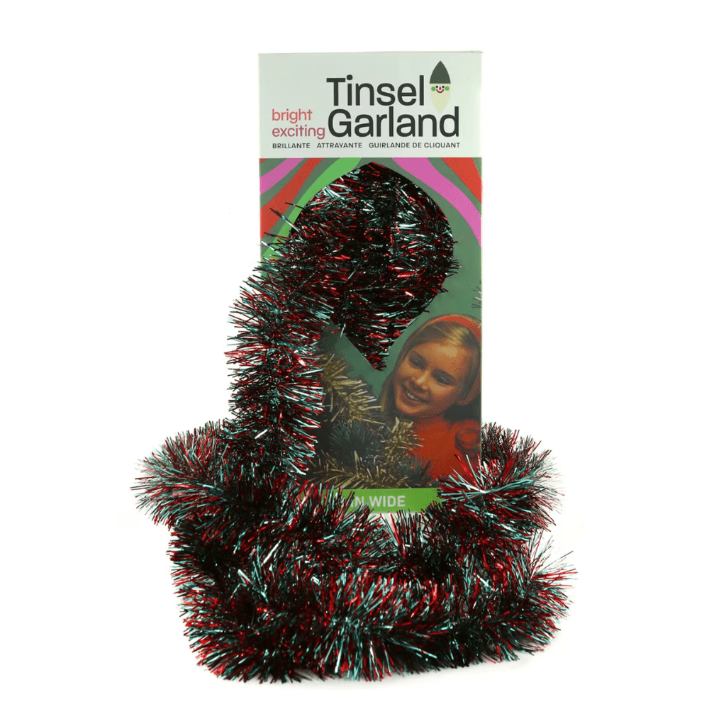 Retro Boxed Garland - Blue & Red, Shopsweetluluss