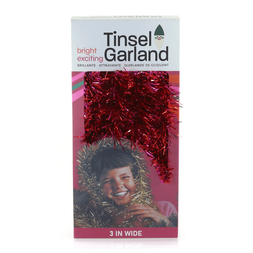 Retro Boxed Garland - Pink & Red, Shopsweetluluss