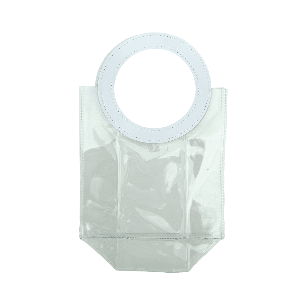 Ring Handle Gift Bag  - White, Shopsweetluluss