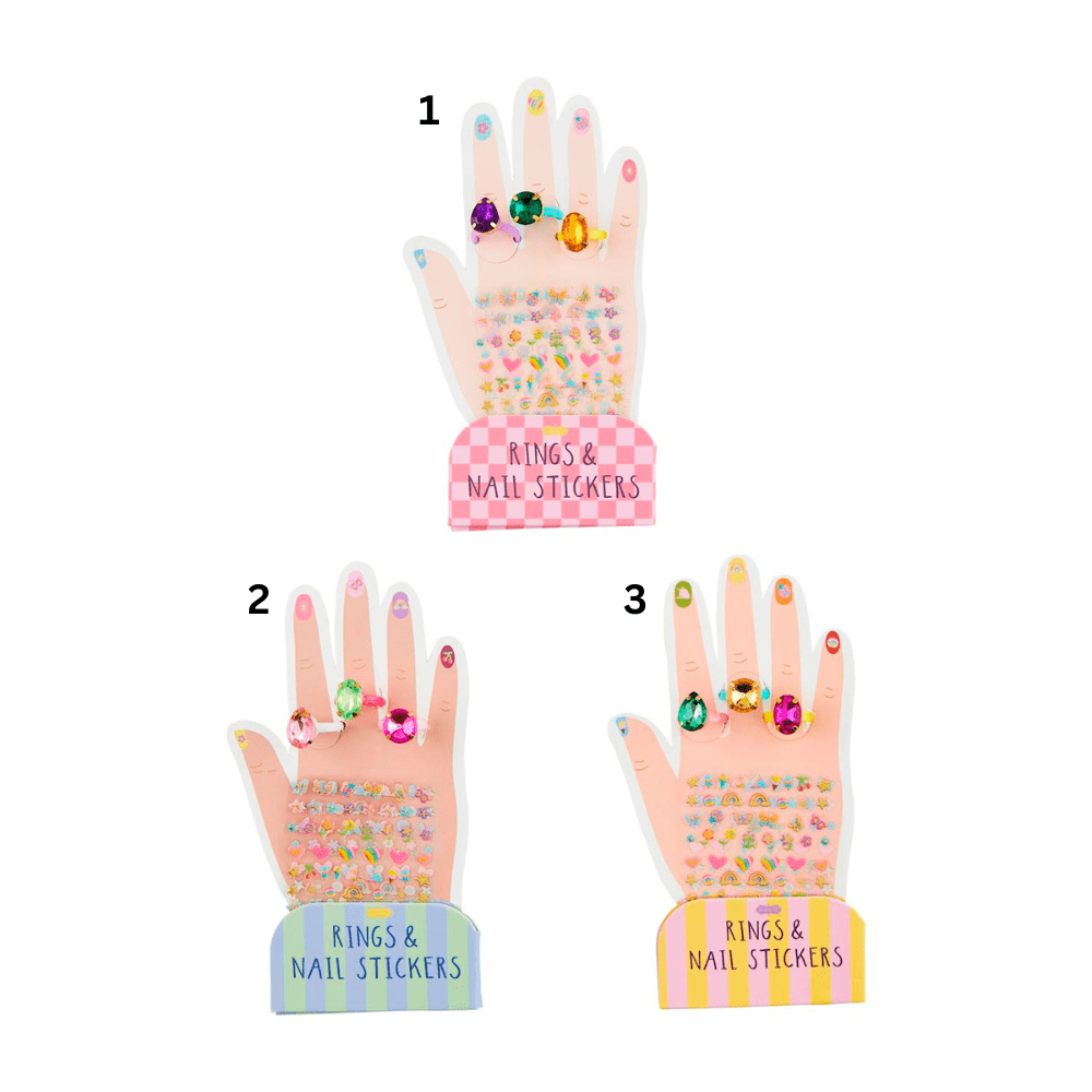 Ring & Nail Sticker Set - 3 Style Options, Shopsweetluluss
