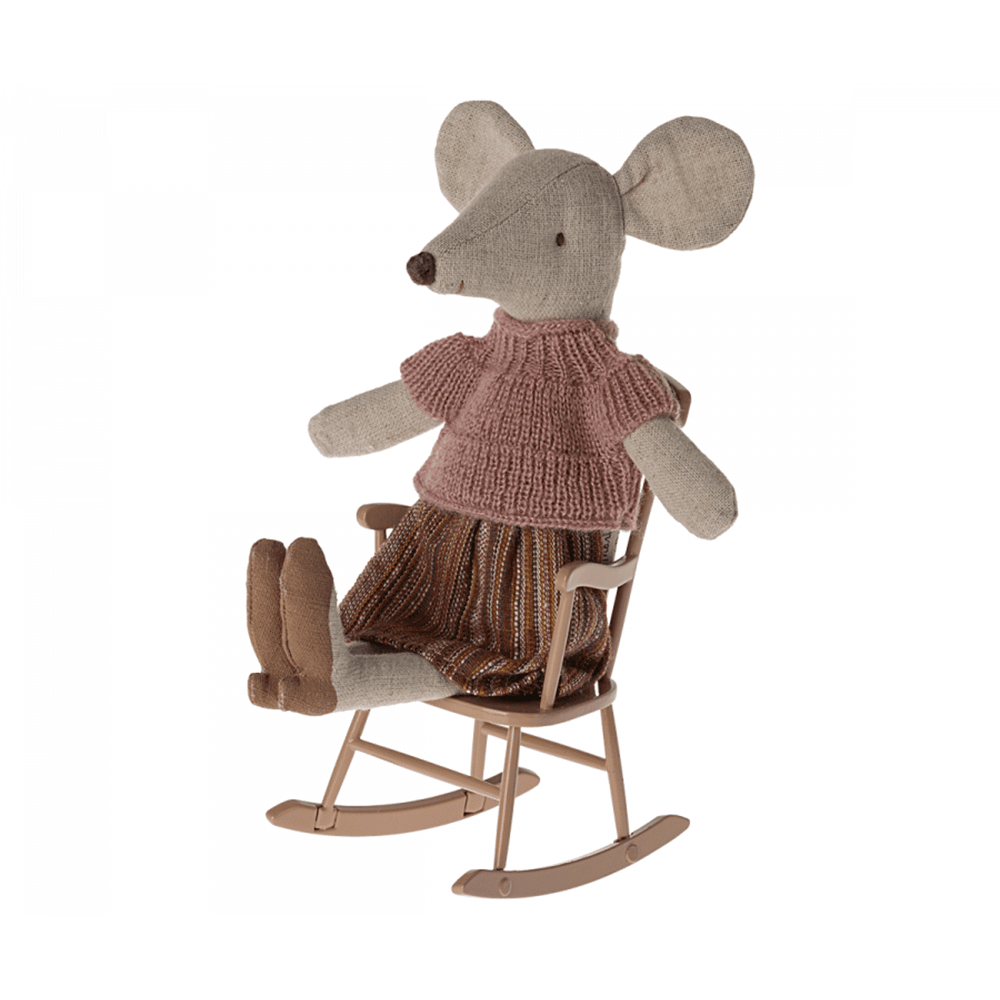 Rocking Chair for Maileg Mice - Dark Powder, Shopsweetluluss