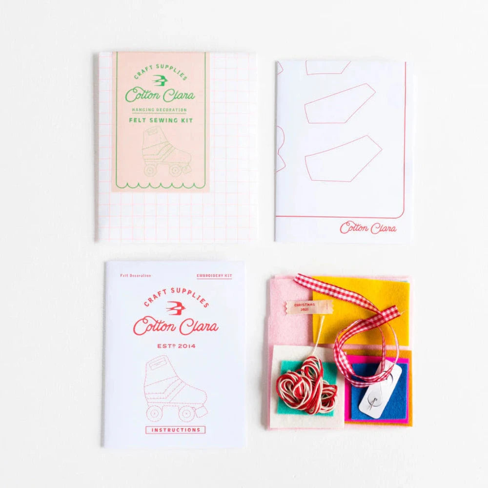 Roller Skate Felt Kit, Shopsweetluluss