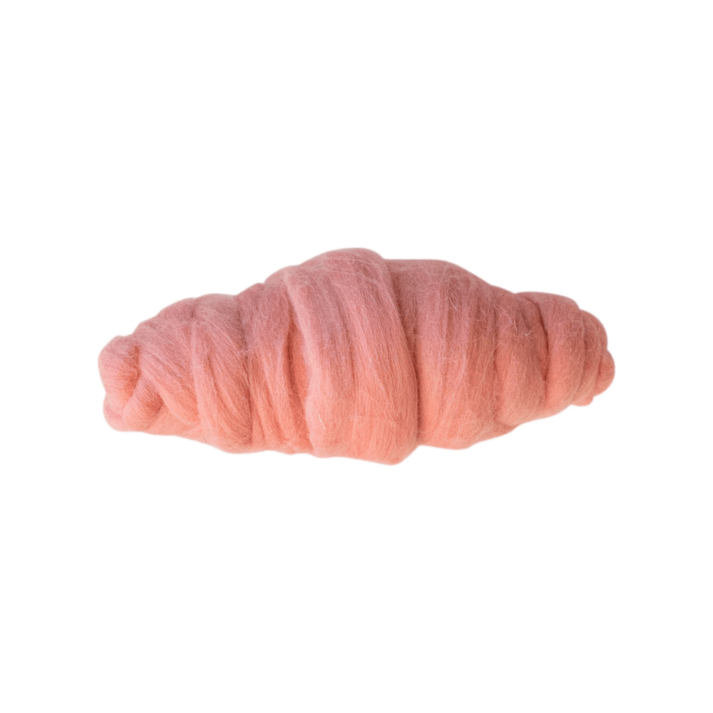 10 Yard Wool Felt Roving Yarn, Pink, Shopsweetluluss