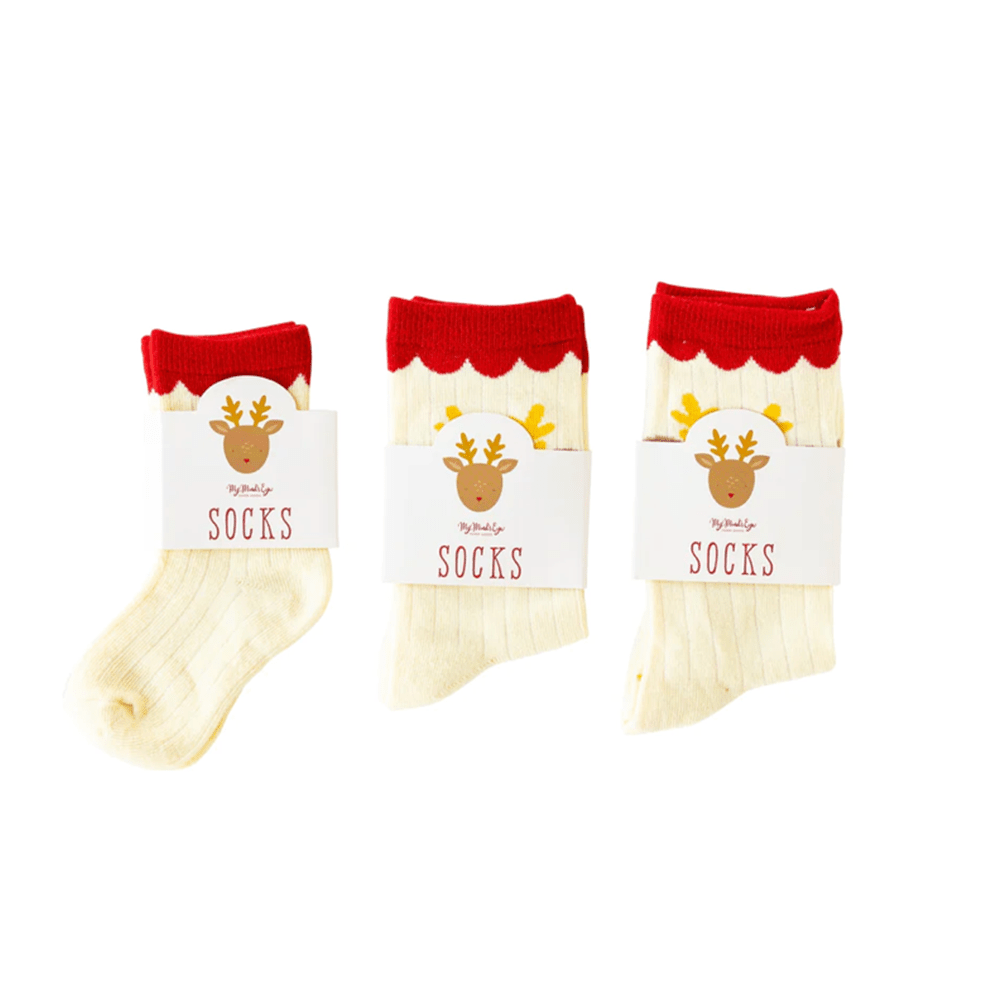 Rudolph Socks - 3 Size Options, Shopsweetluluss