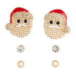  Christmas Stud Earring Set - 3pk., Santa, Shopsweetluluss