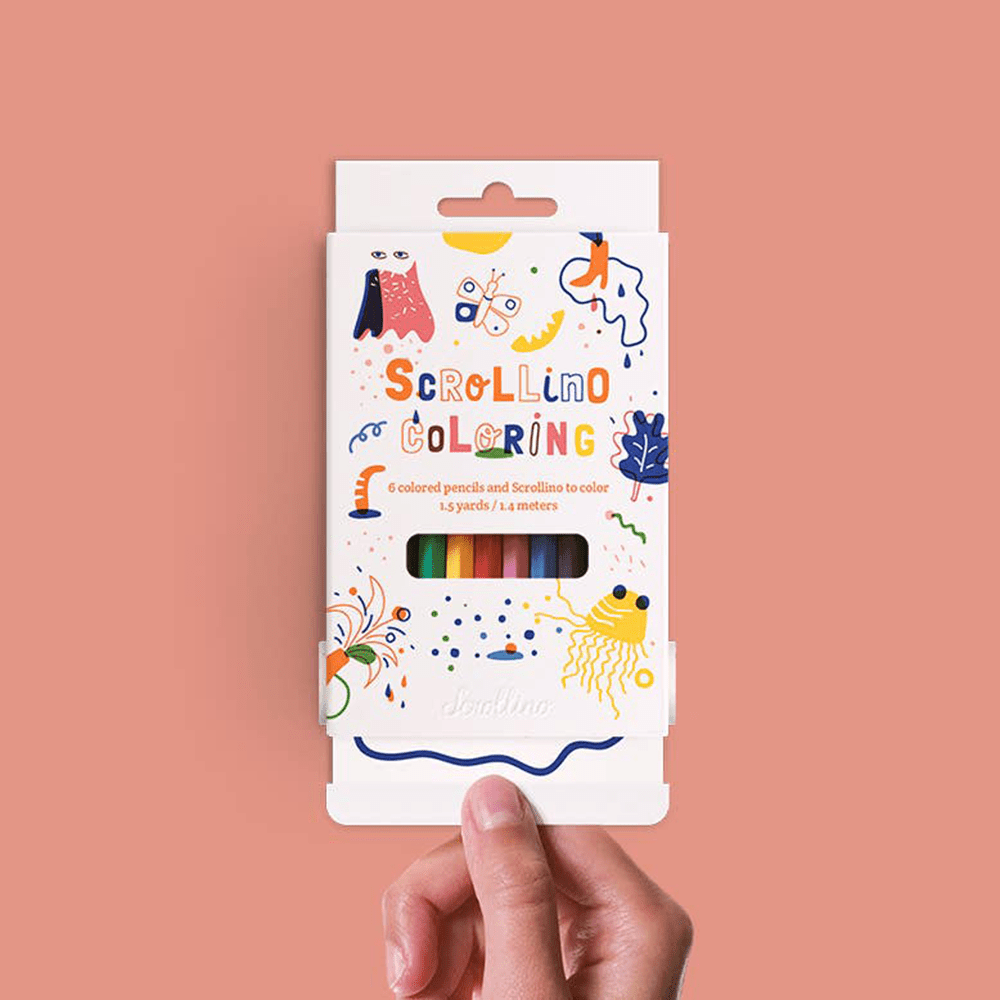 Scrollino Coloring for Kids, Shopsweetluluss