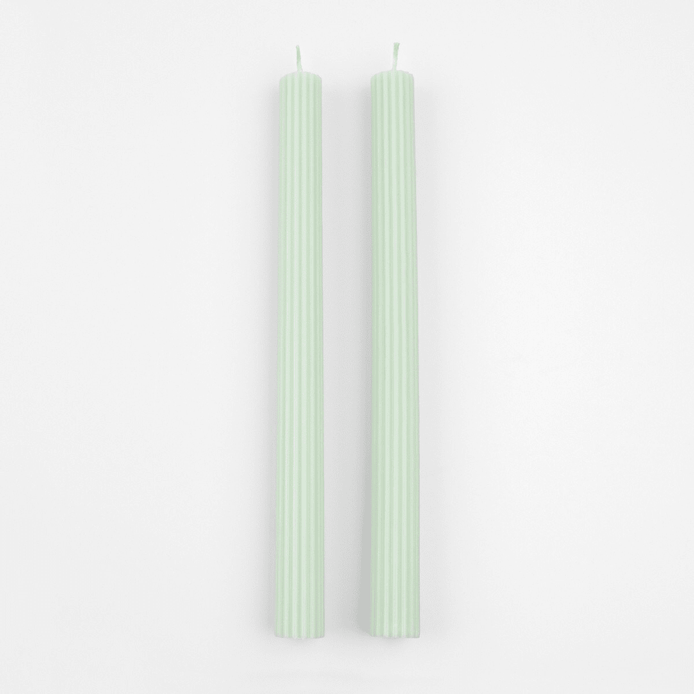 Sea Foam Green Table Candles, Shopsweetluluss