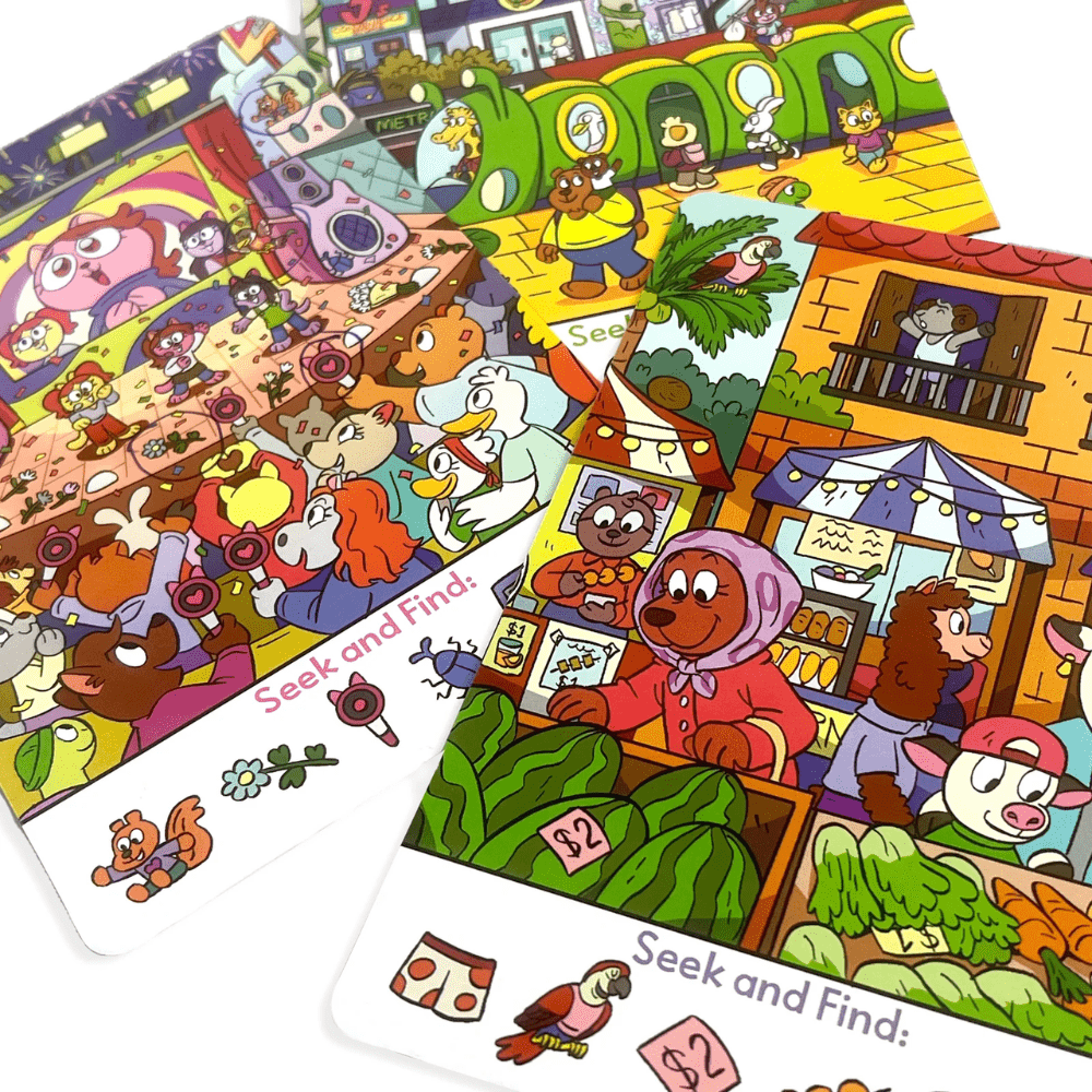 Seek & Find Activity Cards - Set of 24, Shopsweetluluss