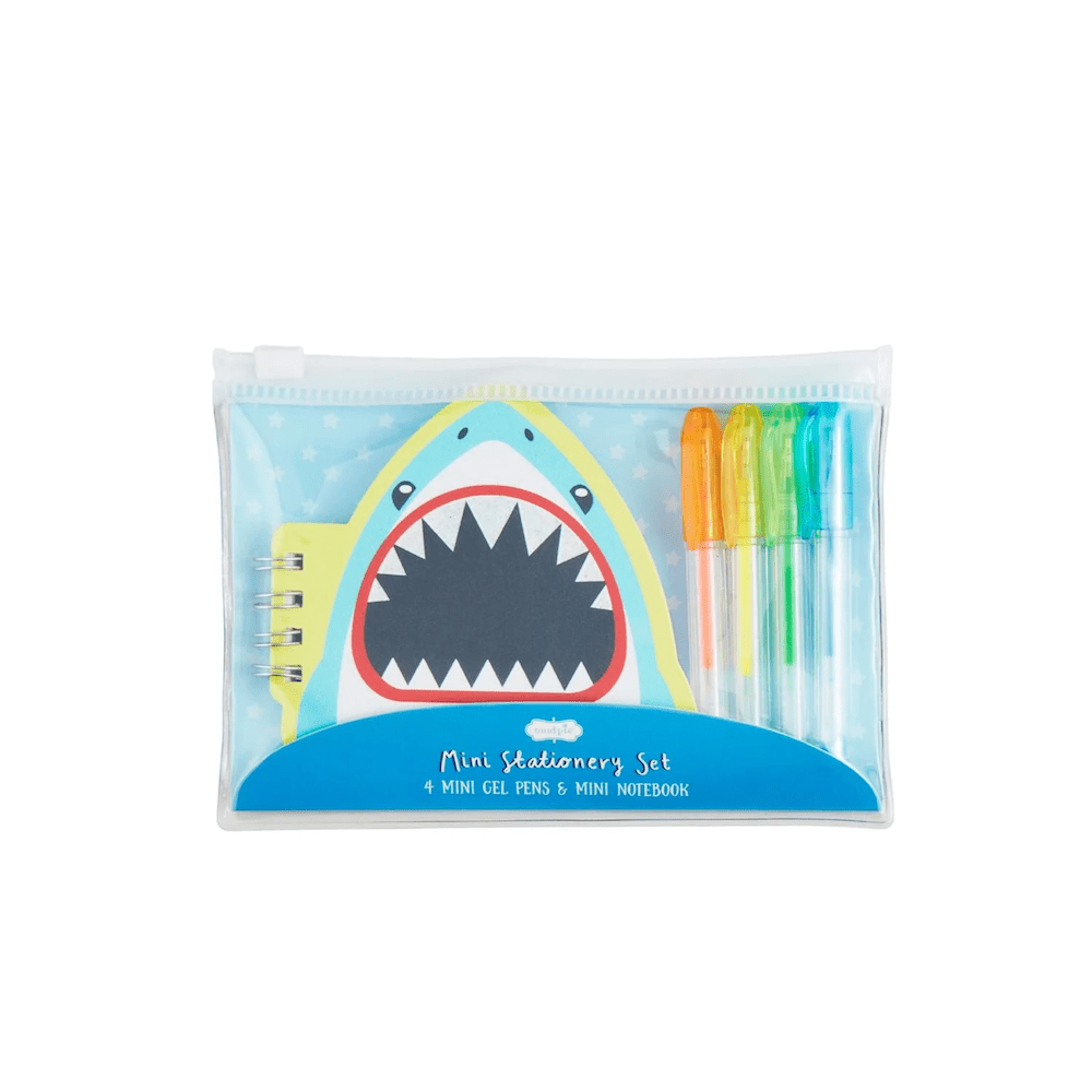 Mini Stationery Set - Shark, Shopsweetluluss