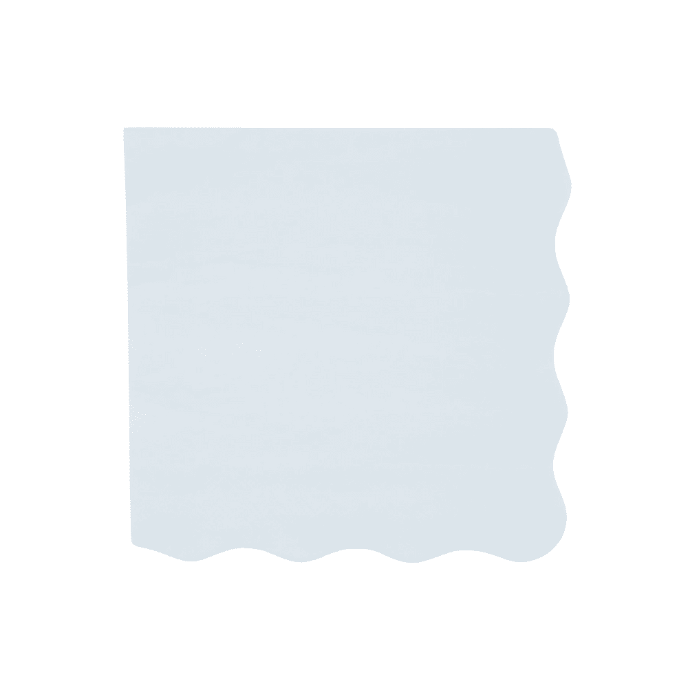 Sky Blue Eco Large Napkin, Shopsweetluluss