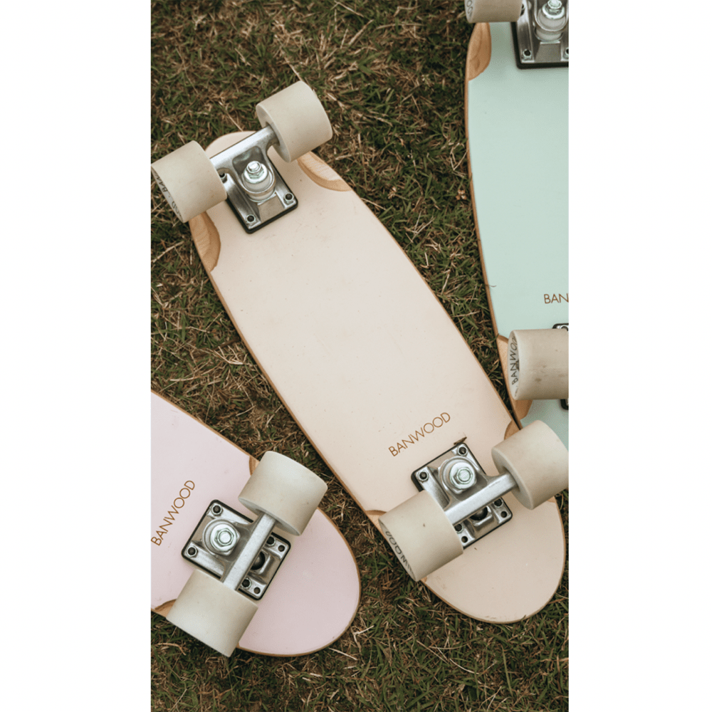 Small Cruiser Skateboard - Cream, Shopsweetluluss