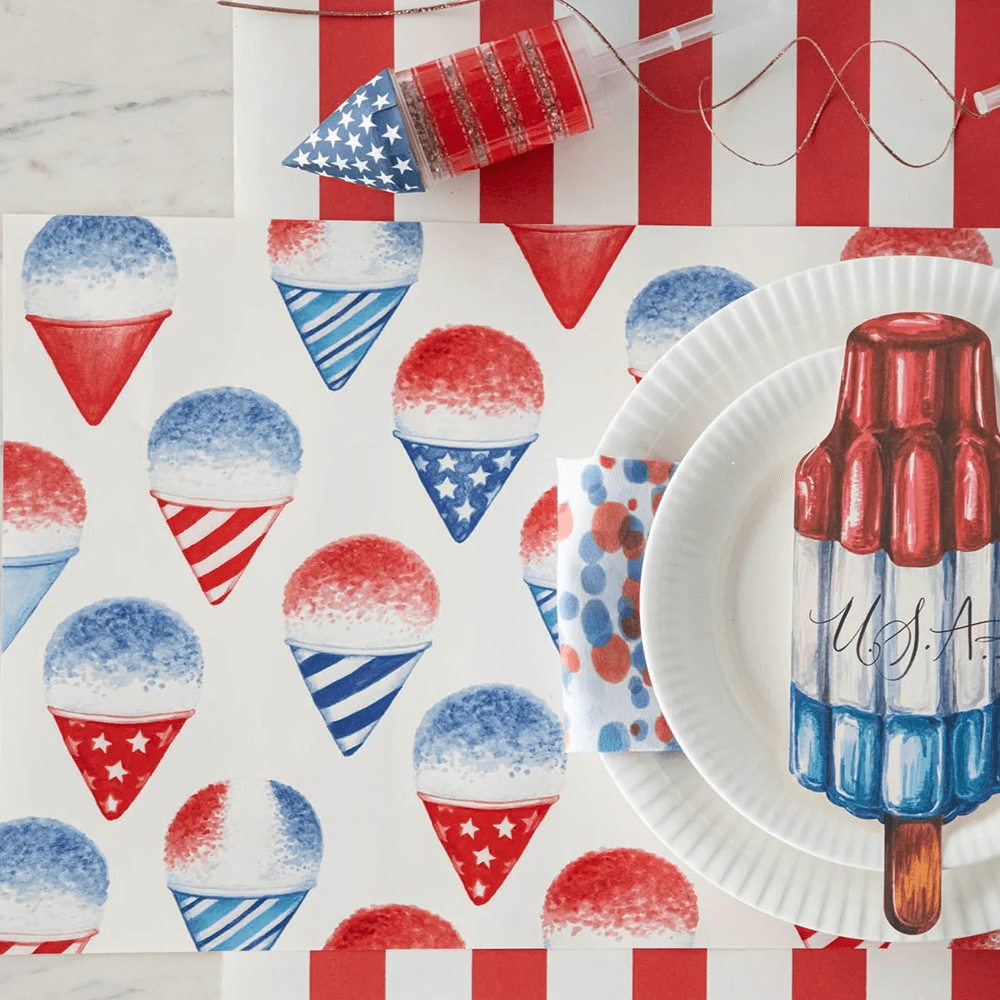 Snow Cone Placemats, Shopsweetluluss