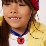 Disney's Snow White Apple Heart Mirror Necklace, Shopsweetluluss