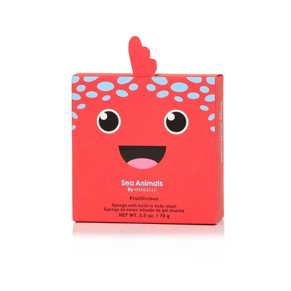 Spongellé Sea Animals Body Buffer - Fiona Fish, Shopsweetluluss