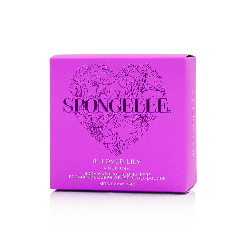 Spongellé Valentine's Day Body Buffer - Purple Heart, Shopsweetluluss