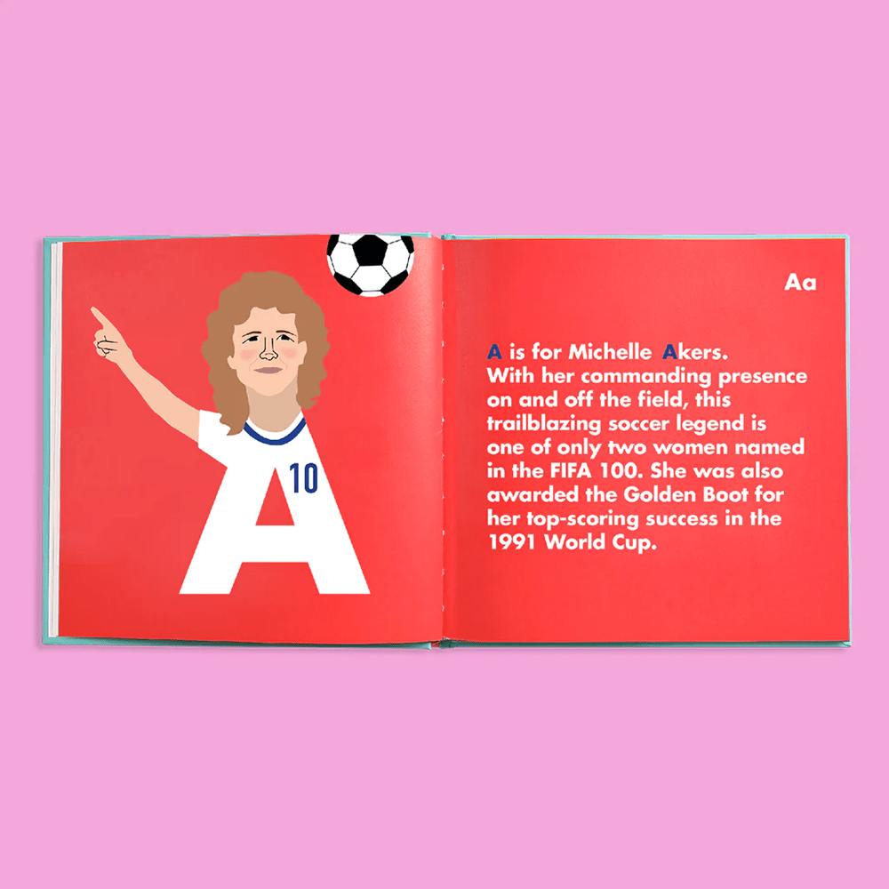 Sports Women Legends Alphabet Book, Shopsweetluluss