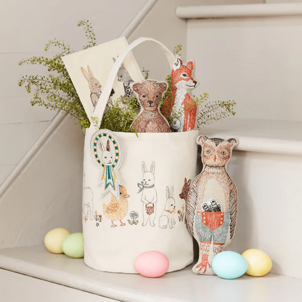 Spring Babies Canvas Bucket, Shopsweetluluss